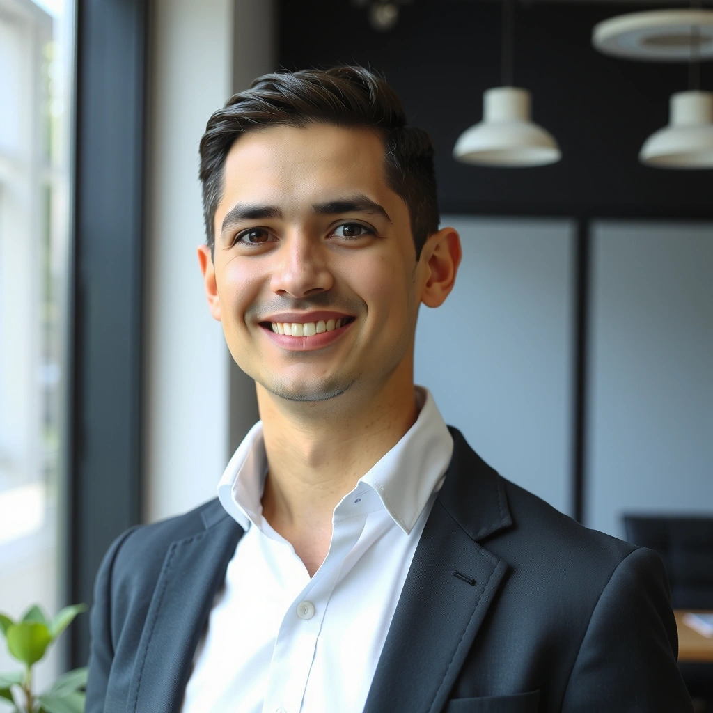 Portrét Jana Nováka, zakladatele designmotion