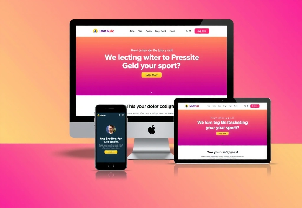 Moderní responzivní webdesign na různých zařízeních