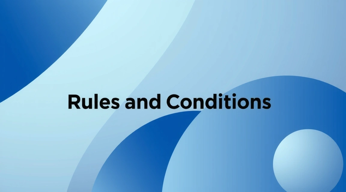 Abstraktní vizualizace pravidel a podmínek, symbolizující smlouvu a transparentnost.